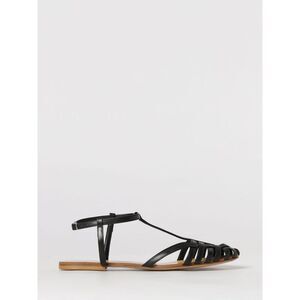Anna F. Heeled Sandal Woman Black
